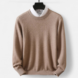 Maison Donati | Men’s Wool Blend Crewneck Sweater – Classic Lightweight Knit