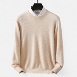 Maison Donati | Men’s Wool Blend Crewneck Sweater – Classic Lightweight Knit
