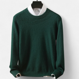 Maison Donati | Men’s Wool Blend Crewneck Sweater – Classic Lightweight Knit