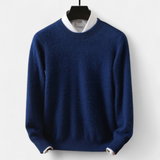 Maison Donati | Men’s Wool Blend Crewneck Sweater – Classic Lightweight Knit