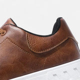 Maison Donati | Men’s Leather Low-Top Sneakers – Minimalist Everyday Design
