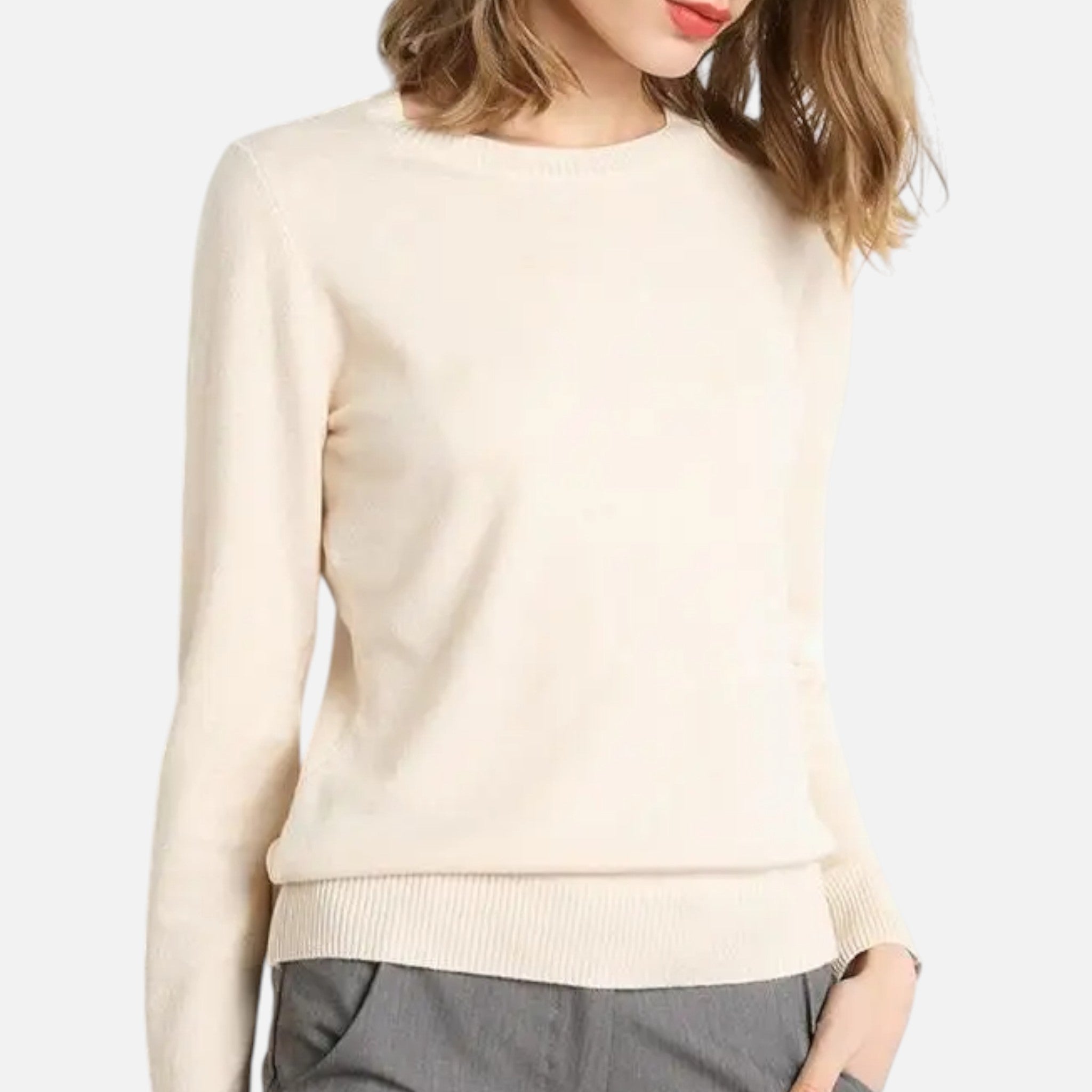 Maison Donati | Merino Wool Slim-Fit Crewneck Sweater