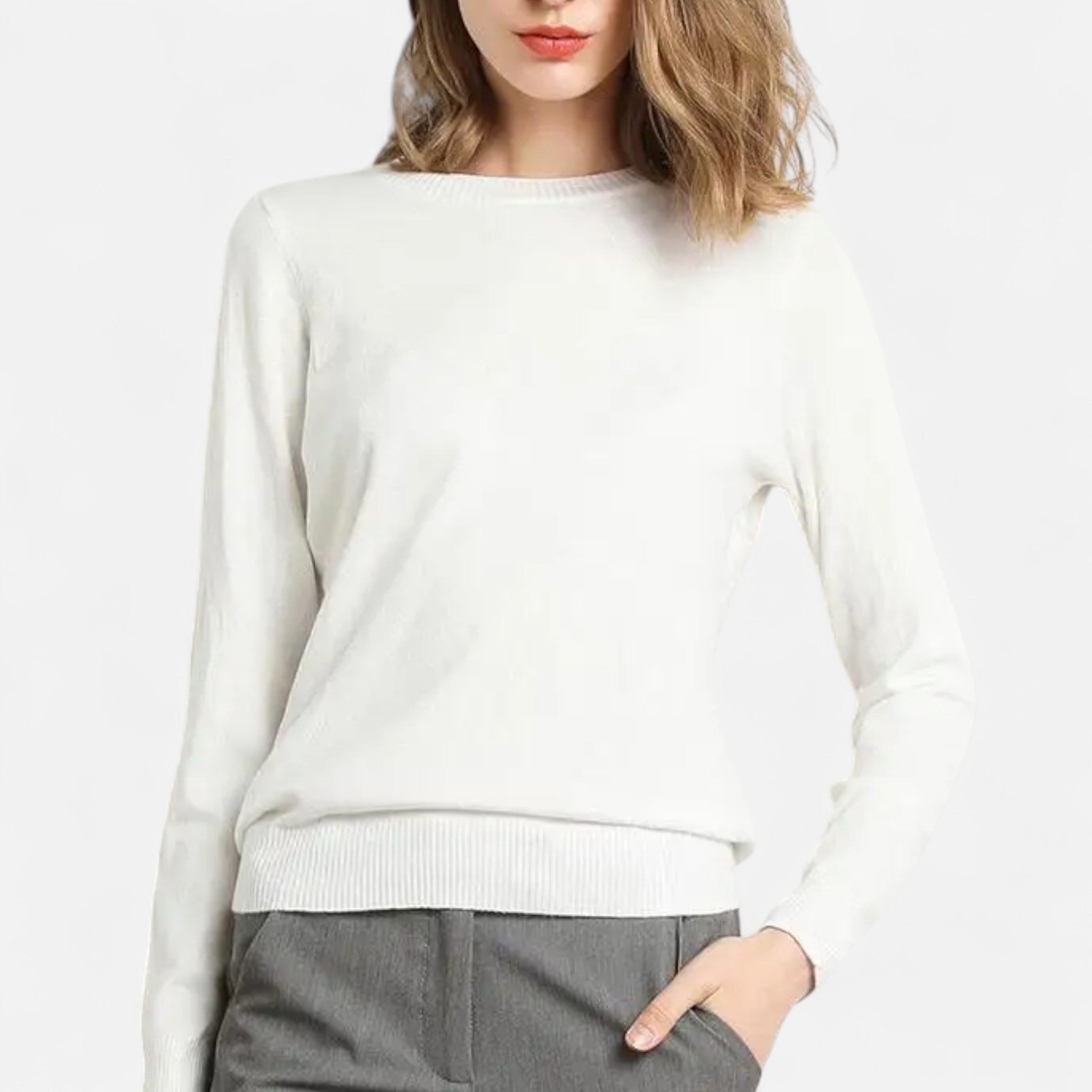 Maison Donati | Merino Wool Slim-Fit Crewneck Sweater