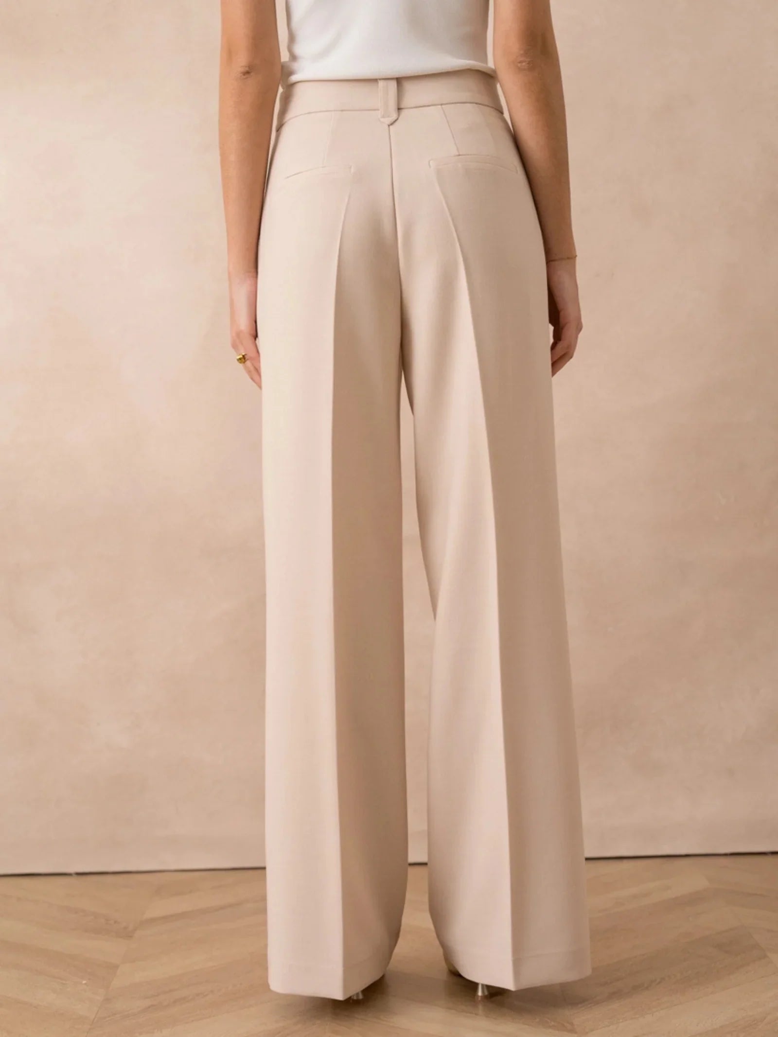 Maison Donati | Women’s High-Waisted Wide-Leg Trousers