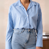 Maison Donati | Notched Collar Shirt – Relaxed Oversized Fit