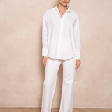 Maison Donati | Notched Collar Shirt – Relaxed Oversized Fit