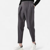 Maison Donati | Men’s Tailored Pleated Trousers – Modern Tapered Fit