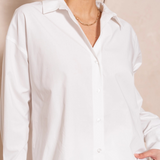 Maison Donati | Notched Collar Shirt – Relaxed Oversized Fit