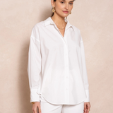 Maison Donati | Notched Collar Shirt – Relaxed Oversized Fit