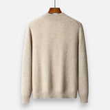 Maison Donati | Men’s Wool Blend Cardigan – Minimalist Open-Front Knit