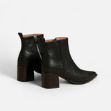 Maison Donati | Chelsea Boots with Pointed Toe and Square Block Heel