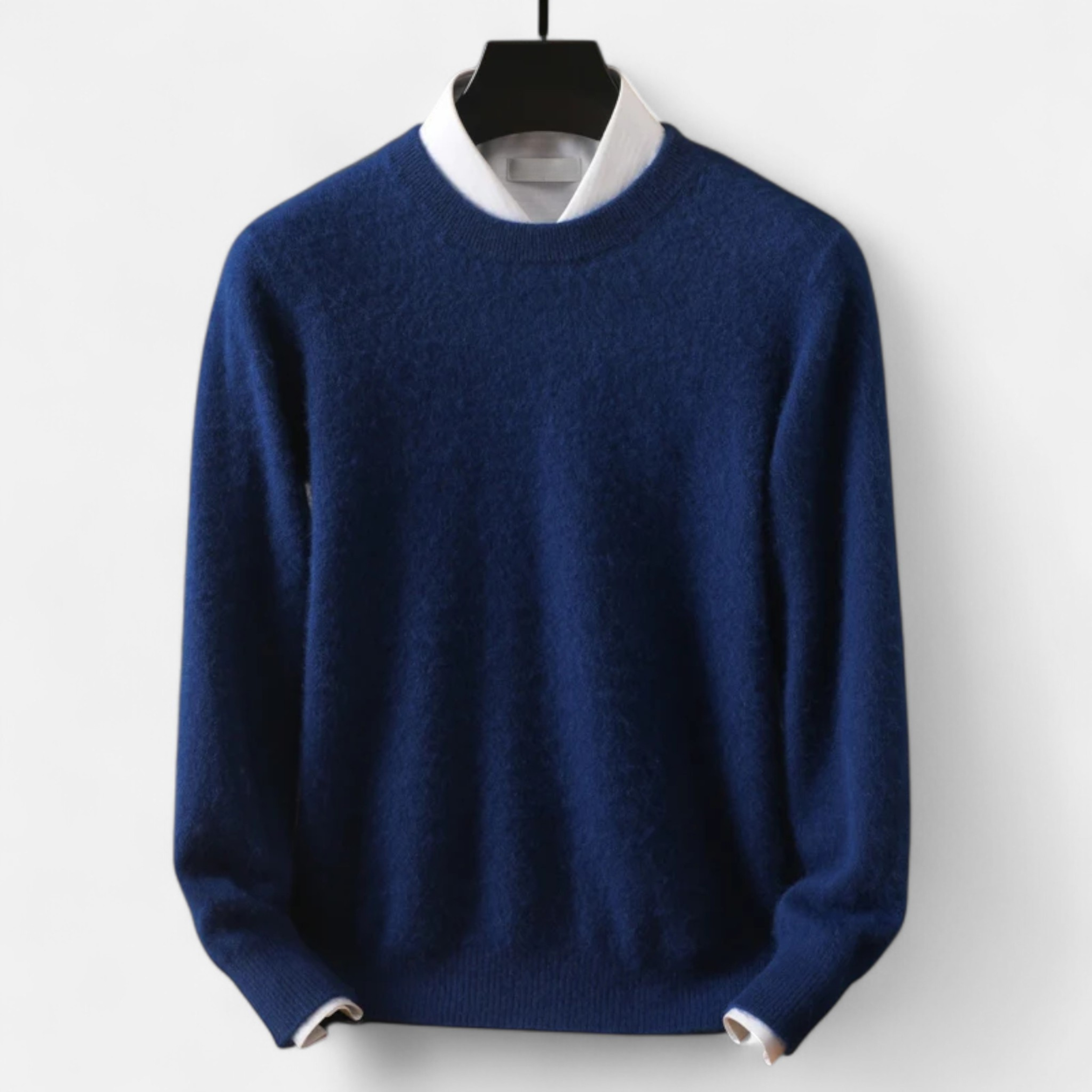 Maison Donati | Men’s Wool Blend Crewneck Sweater – Classic Lightweight Knit