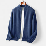 Maison Donati | Men’s Wool Blend Cardigan – Minimalist Open-Front Knit
