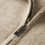 Maison Donati | Men’s Wool Zip Jacket – Minimalist Stand Collar