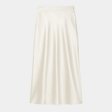 Maison Donati | Satin Midi Skirt – High-Waisted