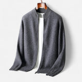 Maison Donati | Men’s Wool Blend Cardigan – Minimalist Open-Front Knit