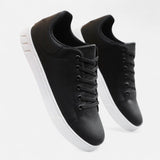 Maison Donati | Men’s Leather Low-Top Sneakers – Minimalist Everyday Design