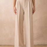 Maison Donati | High-Waisted Wide-Leg Trousers