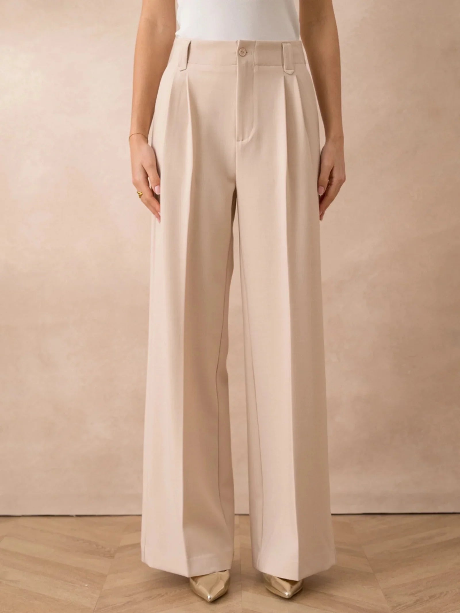 Maison Donati | Women’s High-Waisted Wide-Leg Trousers