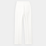 Maison Donati | Tailored Wide-Leg Trousers – High-Waisted Classic Fit