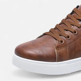 Maison Donati | Men’s Leather Low-Top Sneakers – Minimalist Everyday Design