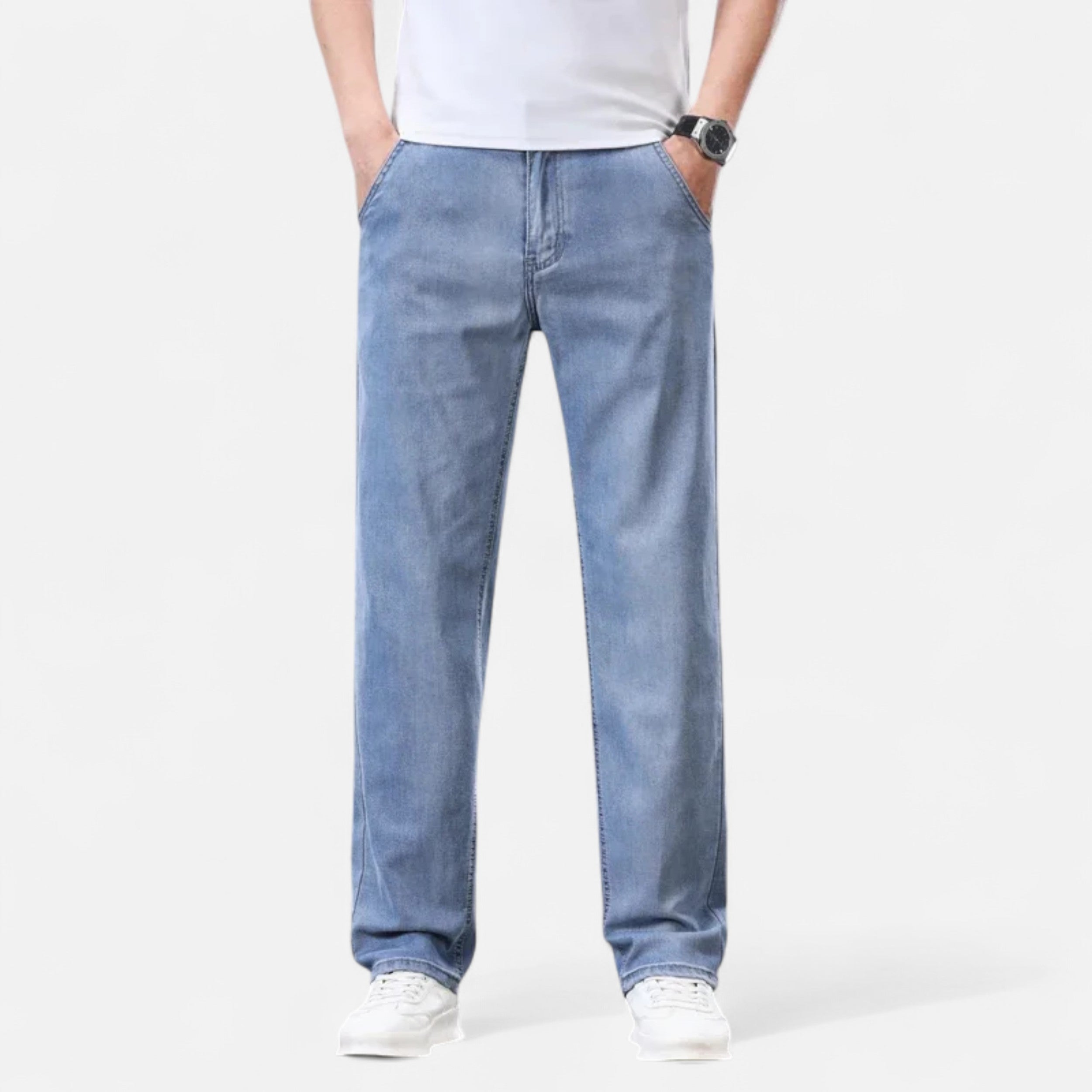 Maison Donati | Men’s Straight-Leg Denim Trousers
