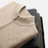 Maison Donati | Men’s Wool Blend Cardigan – Minimalist Open-Front Knit
