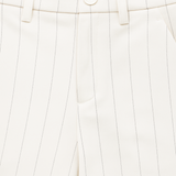 Maison Donati | High-Waisted Pinstripe Trousers – Wide-Leg Tailored Fit