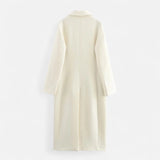 Maison Donati | Women's Double-Breasted Long Trench Coat