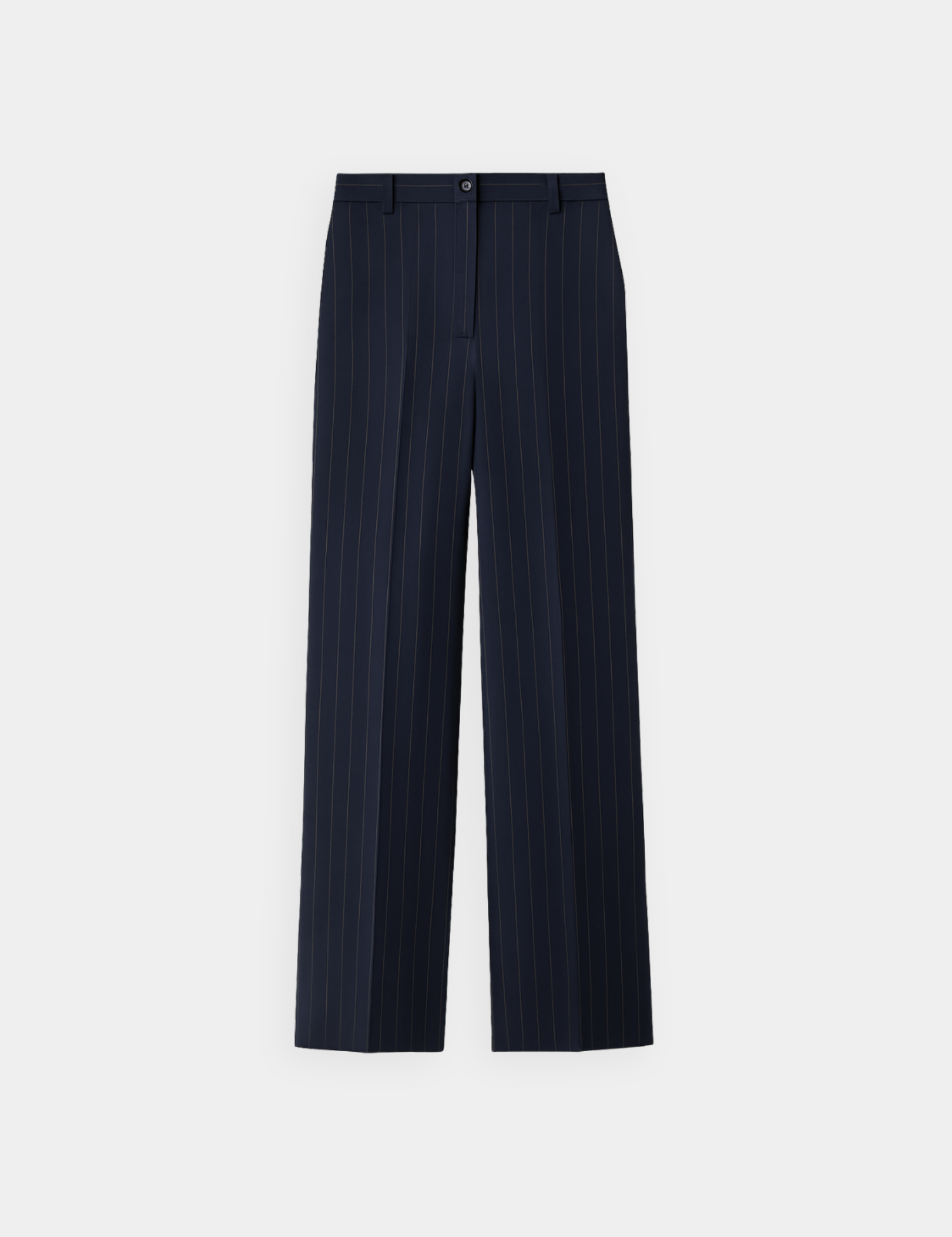 Maison Donati | High-Waisted Pinstripe Trousers – Wide-Leg Tailored Fit