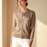 Maison Donati | Zip-Up Knit Cardigan – Slim Fit