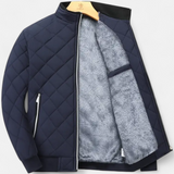 Maison Donati | Men’s Quilted Winter Jacket – Fleece-Lined Zip-Up