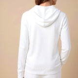 Maison Donati | Lightweight Zip-Up Hooded Cardigan – Smart Luxury Knitwear
