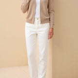 Maison Donati | Lightweight Zip-Up Hooded Cardigan – Smart Luxury Knitwear