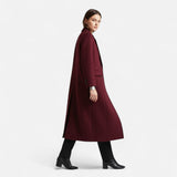 Maison Donati | Women's Double-Breasted Long Trench Coat