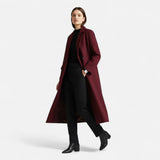 Maison Donati | Women's Double-Breasted Long Trench Coat