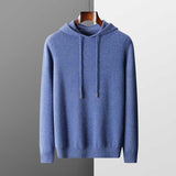 Maison Donati | Men’s Wool Knitted Hoodie – Classic Pullover Design