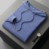 Maison Donati | Men’s Wool Knitted Hoodie – Classic Pullover Design