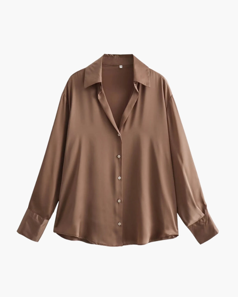 Maison Donati | Women's Button-Up Shirt - Long Sleeve