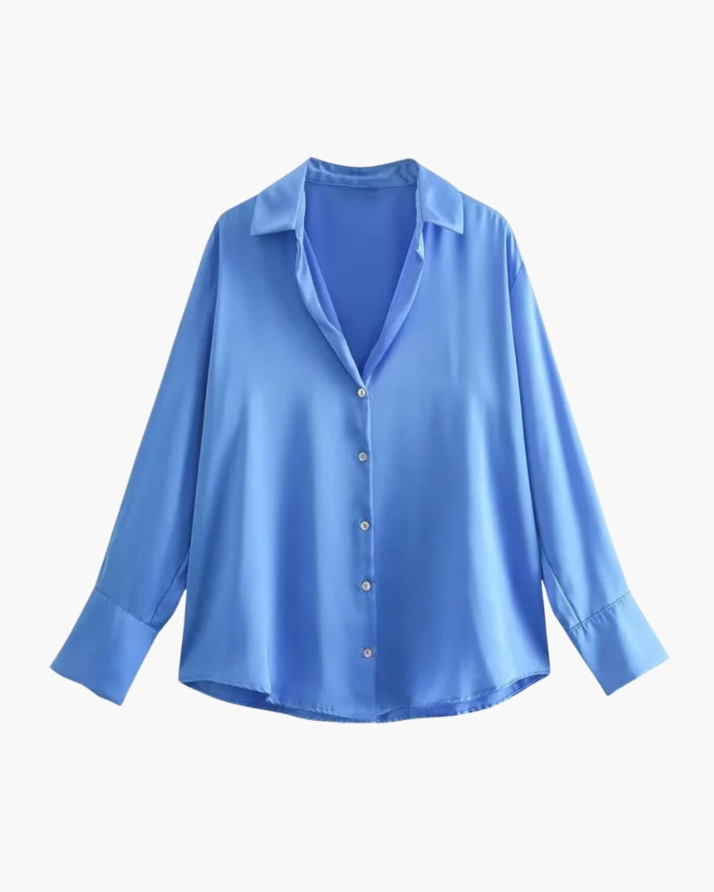 Maison Donati | Women's Button-Up Shirt - Long Sleeve