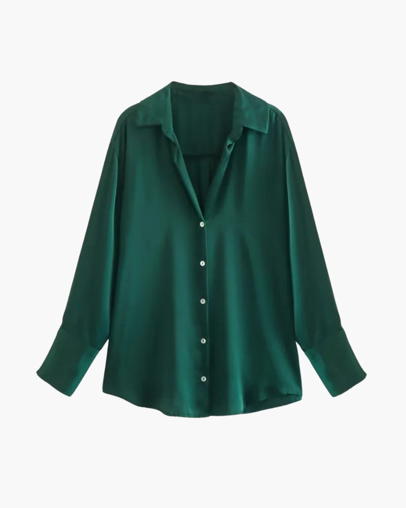 Maison Donati | Women's Button-Up Shirt - Long Sleeve