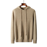 Maison Donati | Men’s Wool Knitted Hoodie – Classic Pullover Design