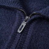 Maison Donati | Men’s Wool Knit Half-Zip Sweater – Polo Collar