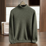 Maison Donati | Men’s Wool Turtleneck Sweater – Classic Knit Design