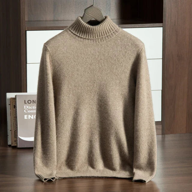 Maison Donati | Men’s Wool Turtleneck Sweater – Classic Knit Design