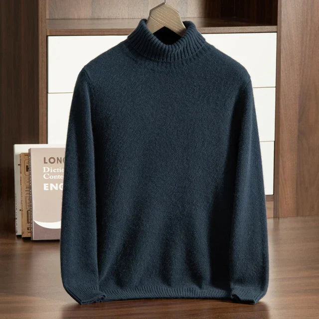Maison Donati | Men’s Wool Turtleneck Sweater – Classic Knit Design