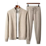 Maison Donati | Merino Wool Lounge Set – Cardigan & Drawstring Pants