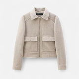 Maison Donati | Women’s Elegant Winter Zip Jacket