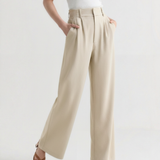 Maison Donati | Women's Wide-Leg Trousers - High-Waisted