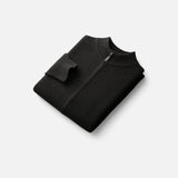 Maison Donati | Men’s Wool Blend Cardigan – Minimalist Open-Front Knit